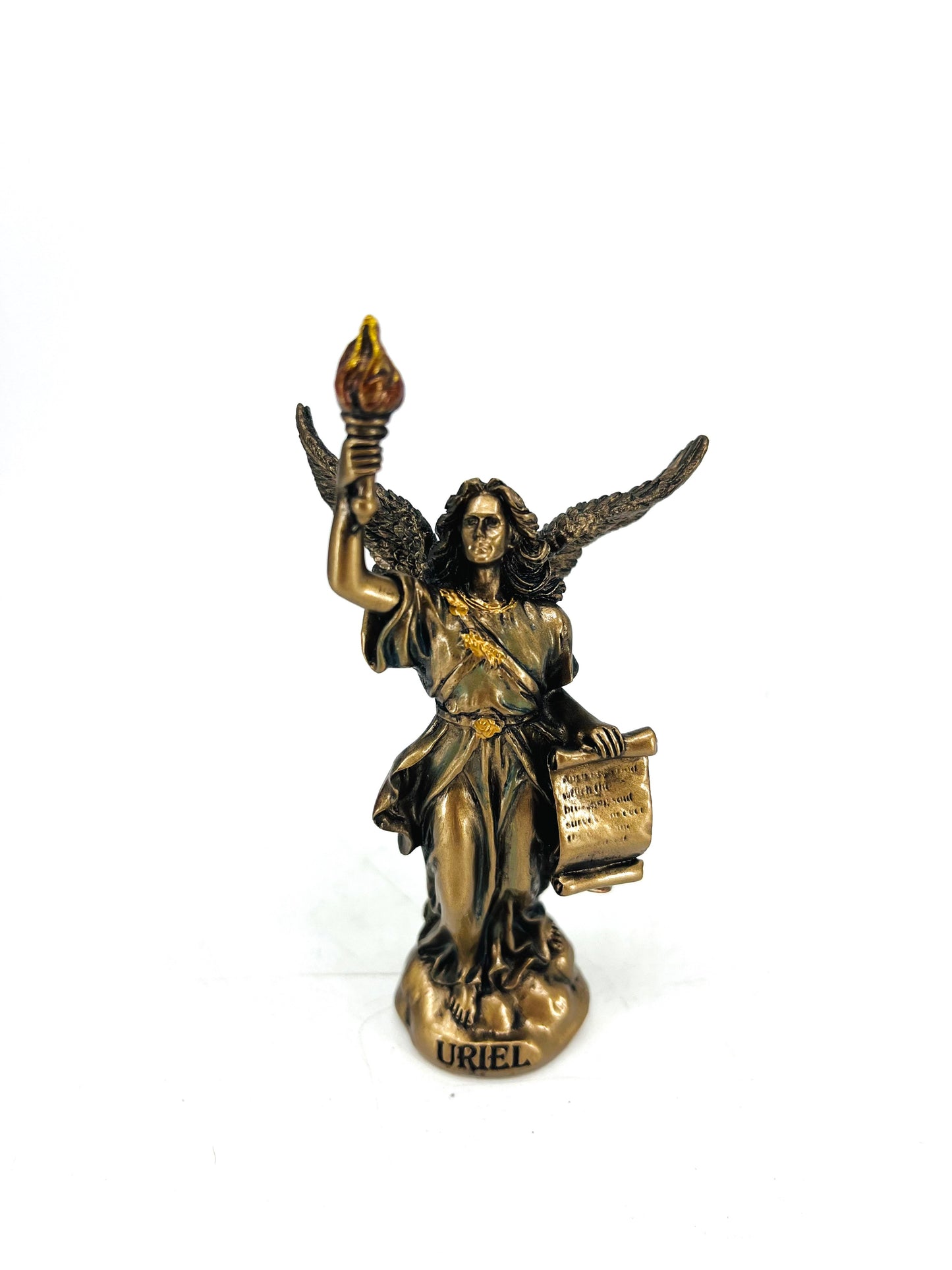 Veronese Design 7'li Başmelekler Bronz Küçük Biblo Seti – (WU78392YP)