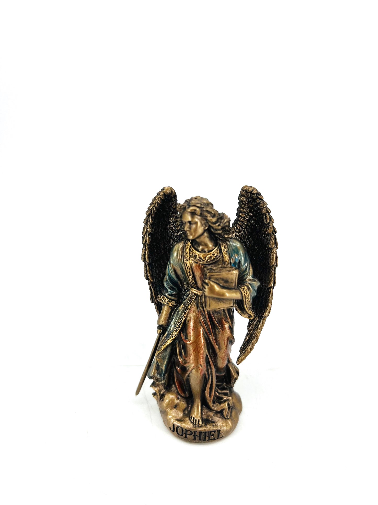 Veronese Design 7'li Başmelekler Bronz Küçük Biblo Seti – (WU78392YP)