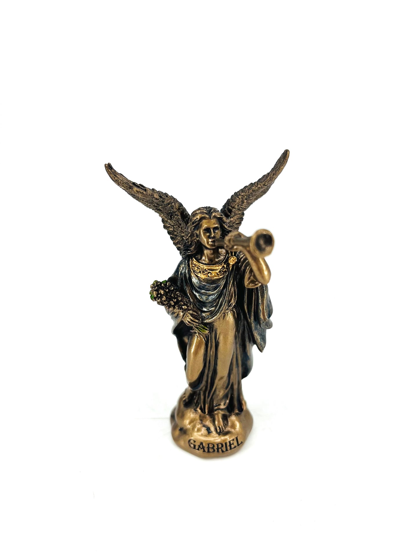 Veronese Design 7'li Başmelekler Bronz Küçük Biblo Seti – (WU78392YP)