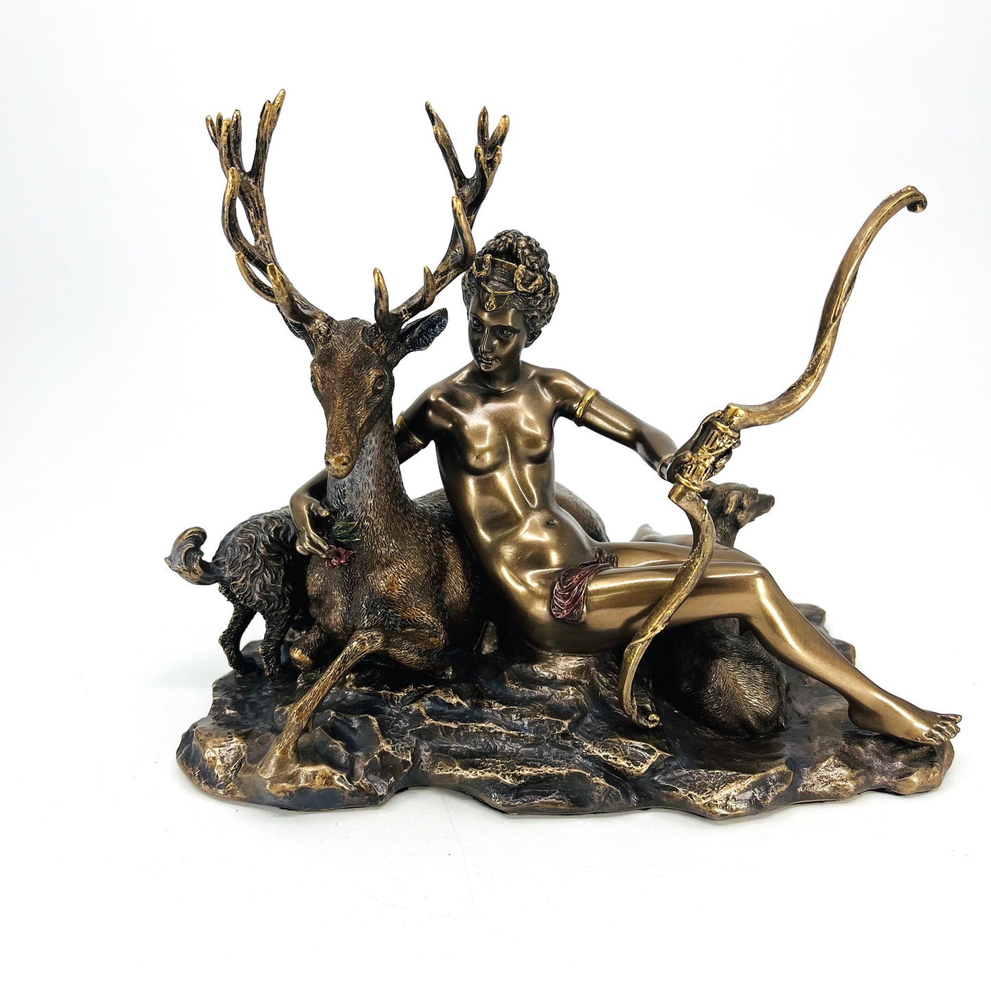 Veronese Design Diana Avcı Tanrıça Bronz Kaplama Heykeli – (WU74615A4)