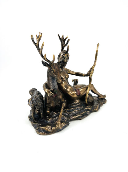 Veronese Design Diana Avcı Tanrıça Bronz Kaplama Heykeli – (WU74615A4)