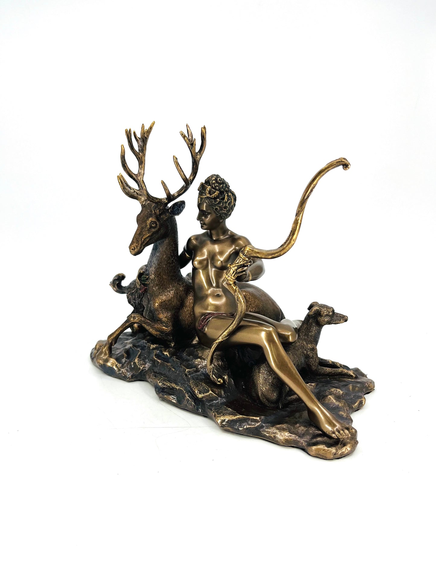 Veronese Design Diana Avcı Tanrıça Bronz Kaplama Heykeli – (WU74615A4)