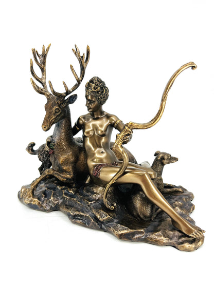 Veronese Design Diana Avcı Tanrıça Bronz Kaplama Heykeli – (WU74615A4)