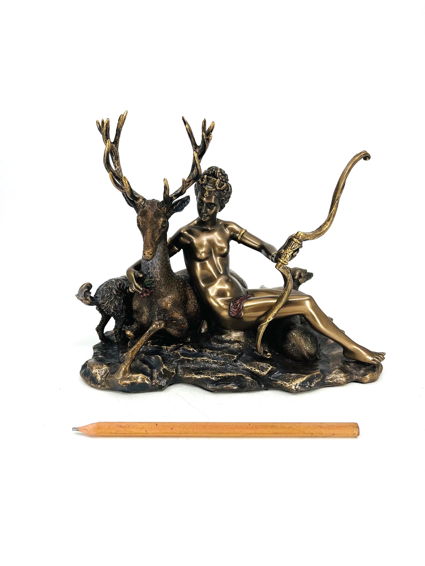 Veronese Design Diana Avcı Tanrıça Bronz Kaplama Heykeli – (WU74615A4)