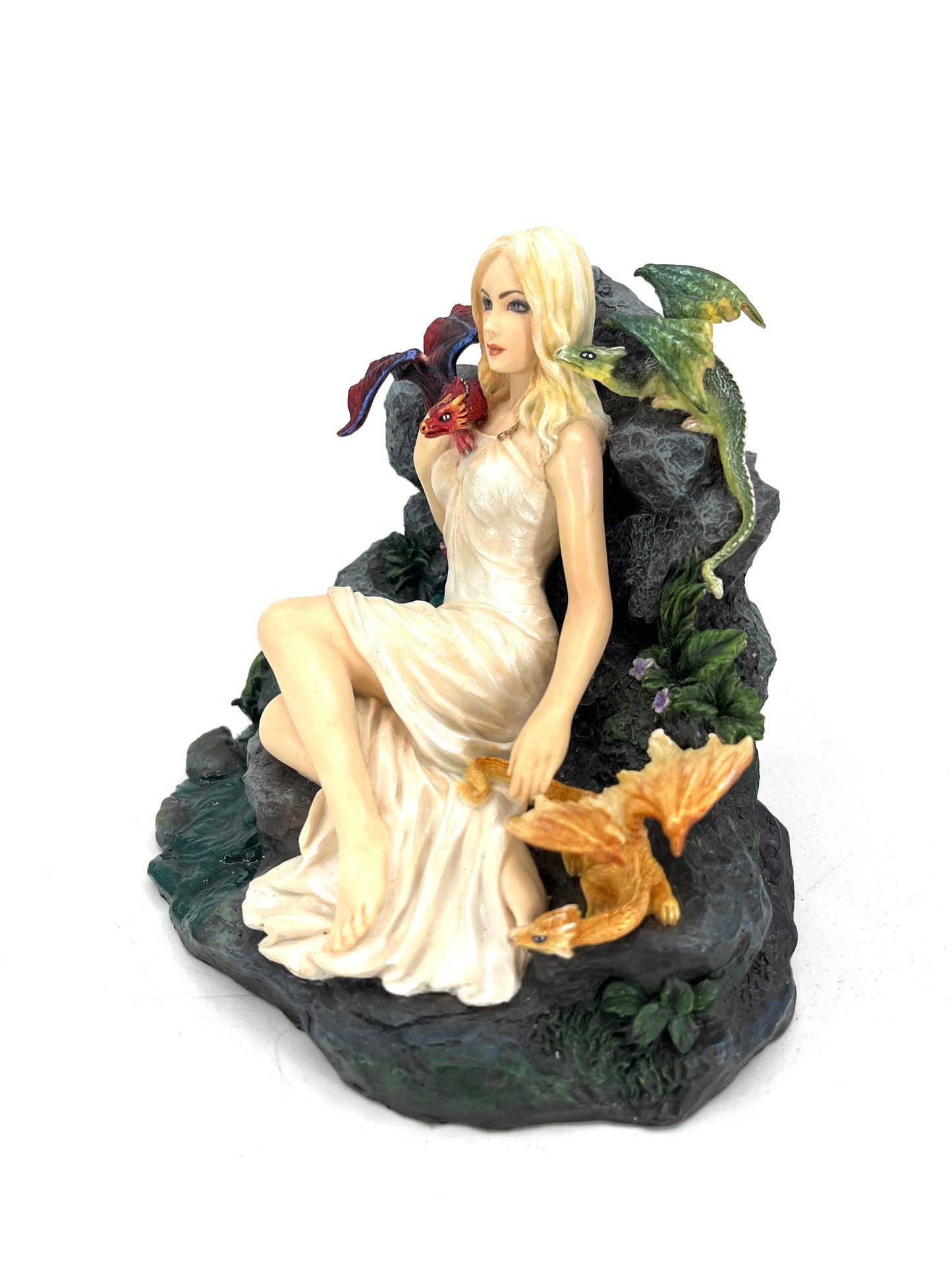 Veronese Design Ejderhalı Kadın Gotik Fantastik Biblo – WU77109VA