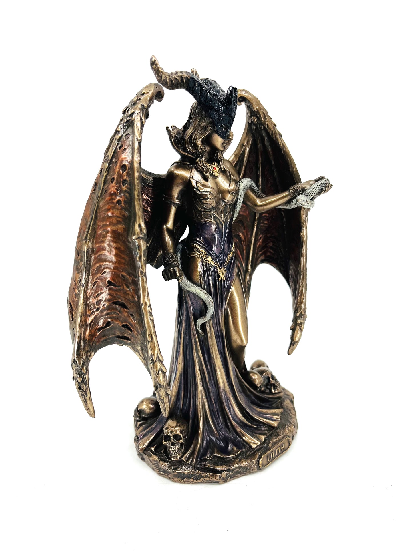 Veronese Design Lilith Gotik Mitoloji Bronz Kaplama Biblo – (WU77872A4)