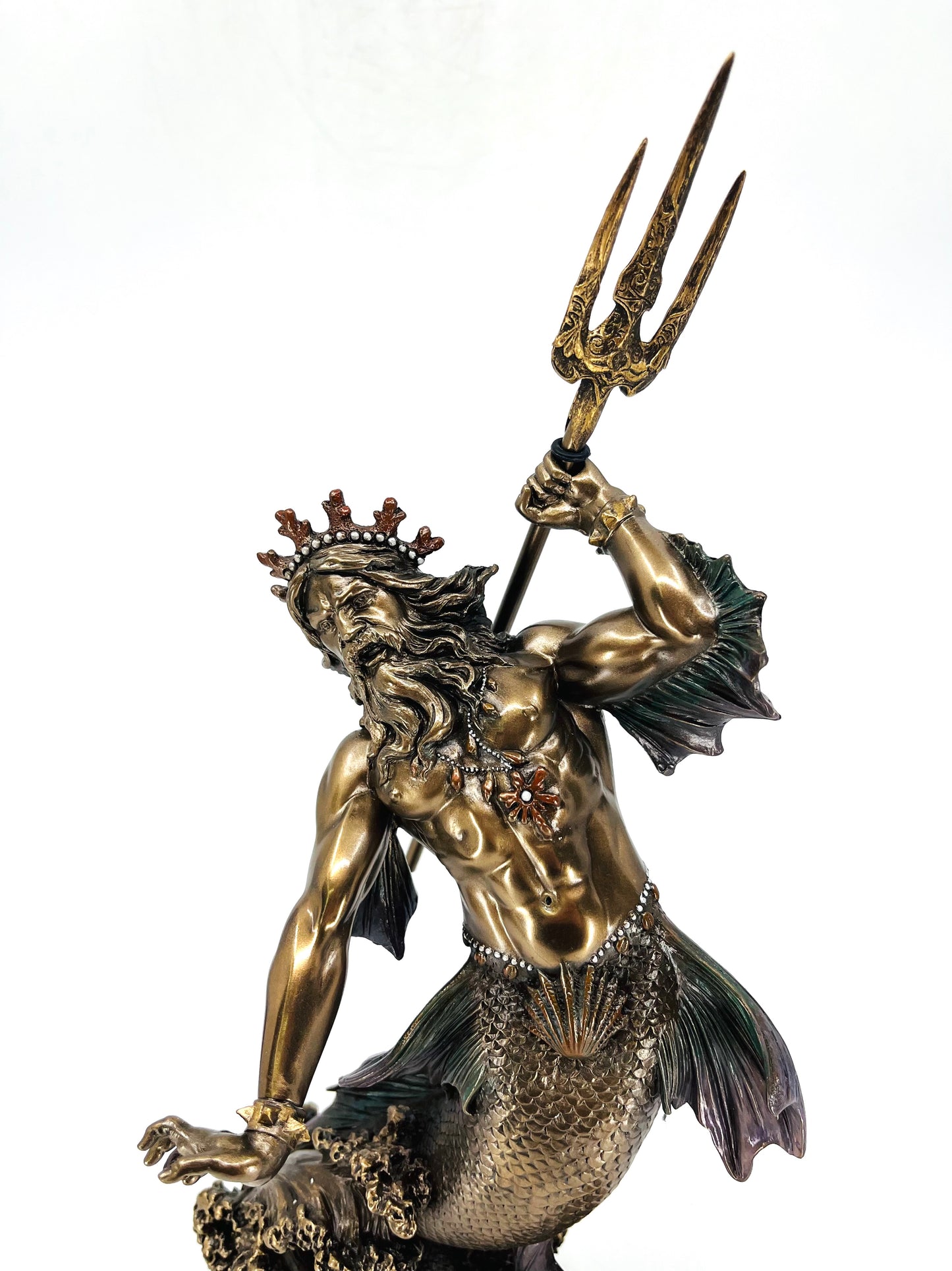 Veronese Poseidon Denizler Tanrısı Bronz Kaplama Heykel – WU70787A4