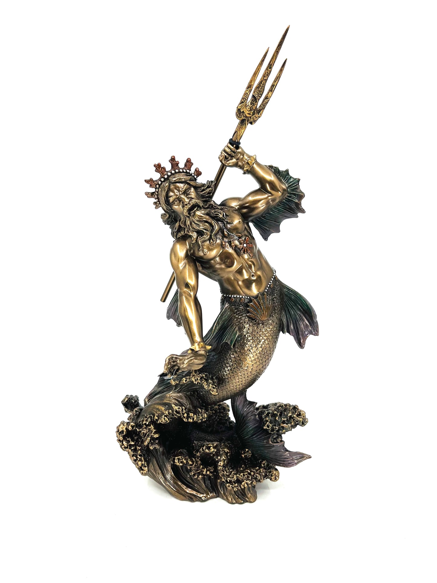 Veronese Poseidon Denizler Tanrısı Bronz Kaplama Heykel – WU70787A4