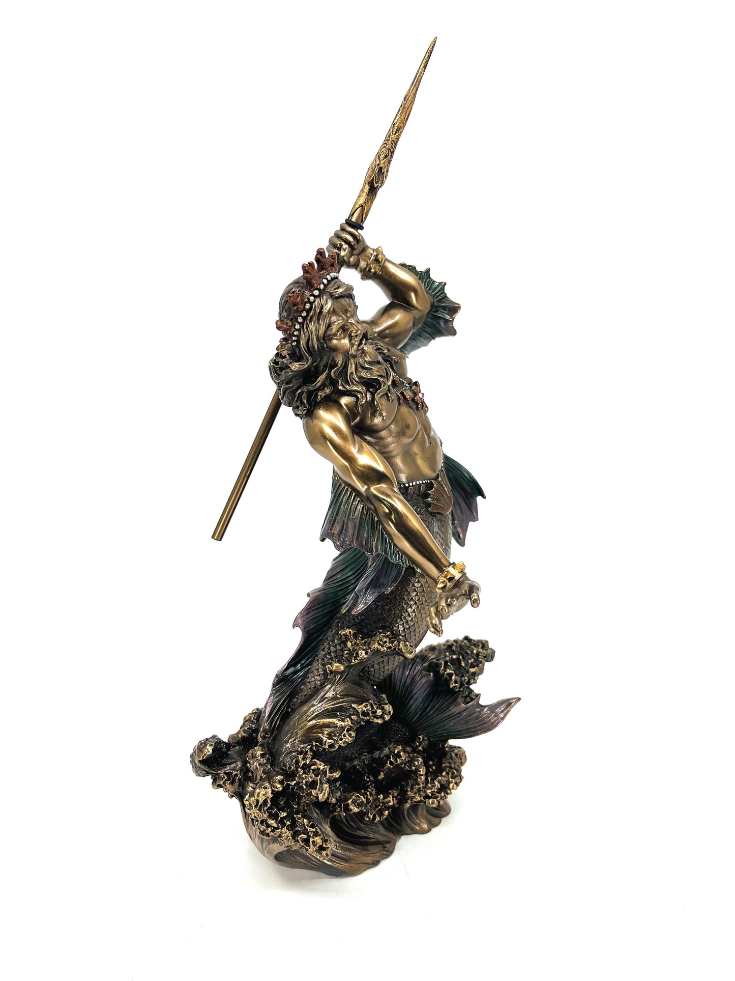 Veronese Poseidon Denizler Tanrısı Bronz Kaplama Heykel – WU70787A4