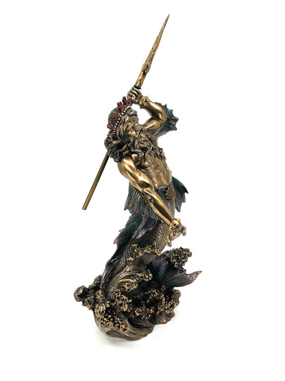 Veronese Poseidon Denizler Tanrısı Bronz Kaplama Heykel – WU70787A4