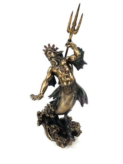 Veronese Poseidon Denizler Tanrısı Bronz Kaplama Heykel – WU70787A4