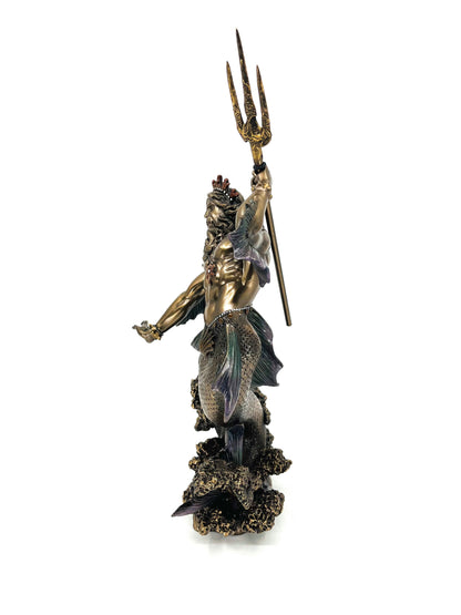 Veronese Poseidon Denizler Tanrısı Bronz Kaplama Heykel – WU70787A4