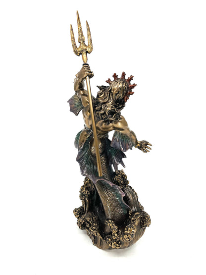 Veronese Poseidon Denizler Tanrısı Bronz Kaplama Heykel – WU70787A4
