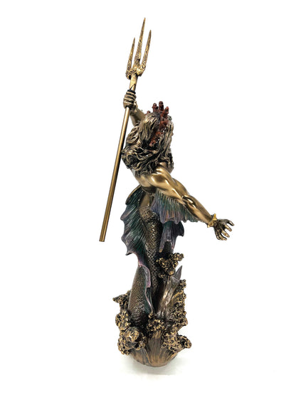 Veronese Poseidon Denizler Tanrısı Bronz Kaplama Heykel – WU70787A4