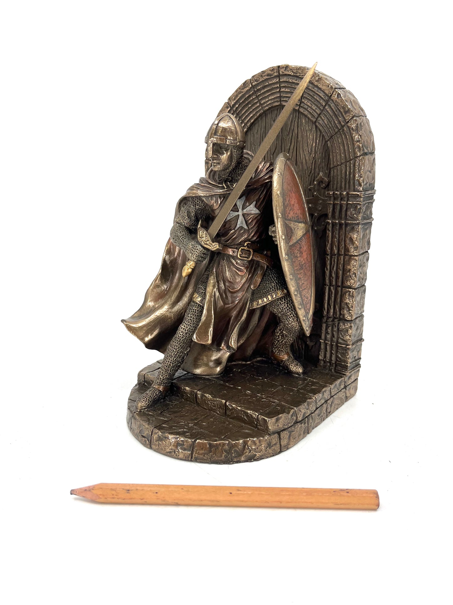 Veronese Design Şövalye Bronz Kitap Stoperi – (WU76973A4)