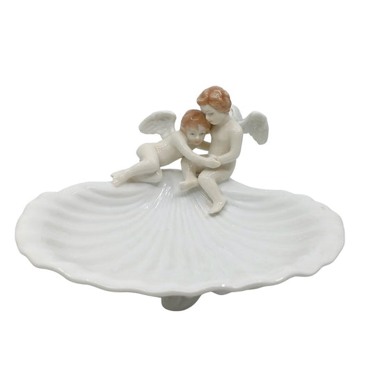 Veronese Porselen Melek Figürlü Dekoratif Takı Tabağı - AP20109AA