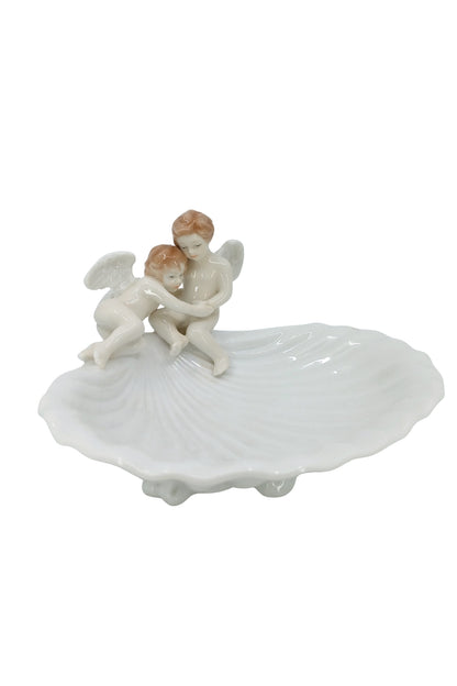 Veronese Porselen Melek Figürlü Dekoratif Takı Tabağı - AP20109AA