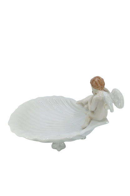 Veronese Porselen Melek Figürlü Dekoratif Takı Tabağı - AP20109AA