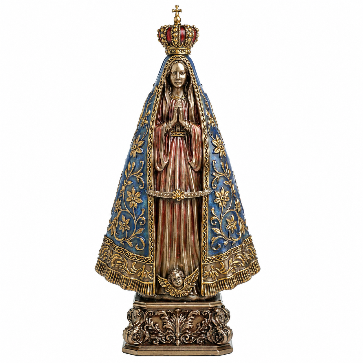 Veronese Meryem Ana Bronz Döküm Heykel Biblo 24 cm | WU78539A4