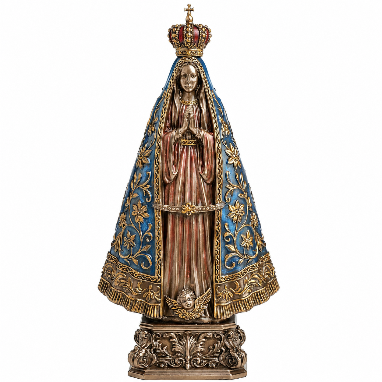 Veronese Meryem Ana Bronz Döküm Heykel Biblo 24 cm | WU78539A4
