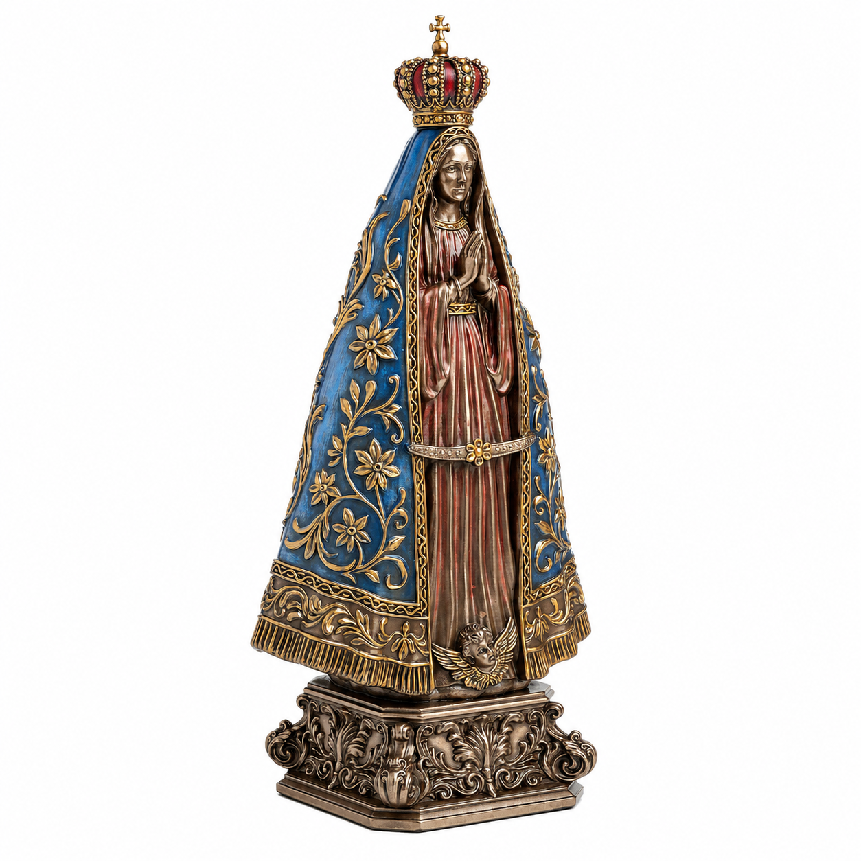 Veronese Meryem Ana Bronz Döküm Heykel Biblo 24 cm | WU78539A4