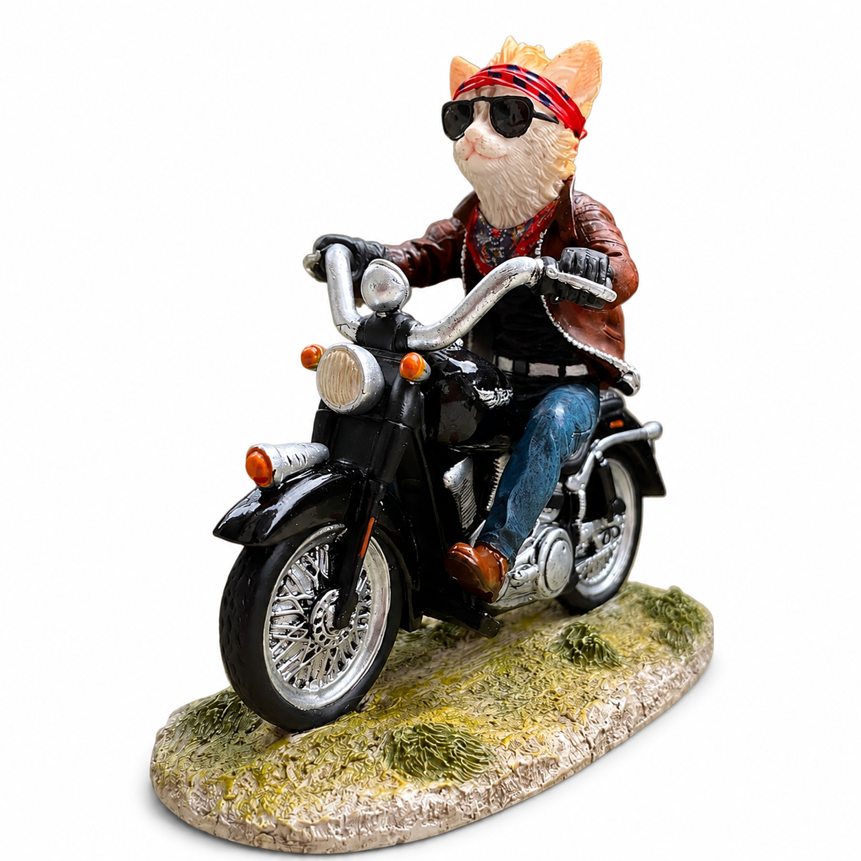 Veronese Motosikletli Motorcu Kedi Biblosu | WU78442AA