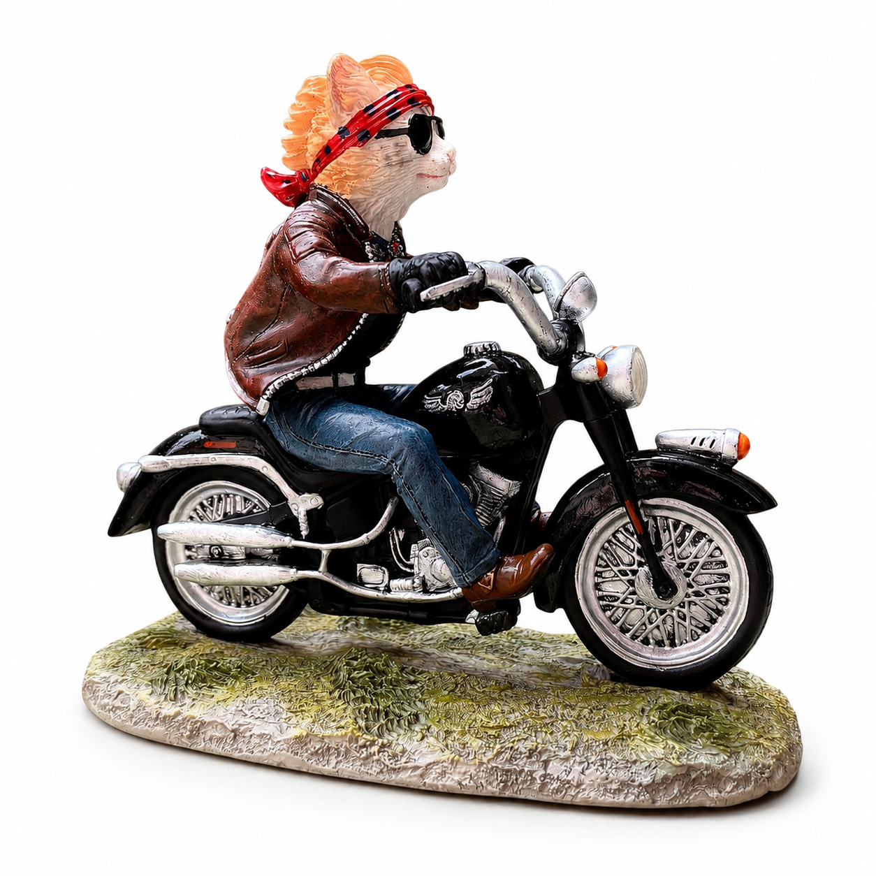 Veronese Motosikletli Motorcu Kedi Biblosu | WU78442AA