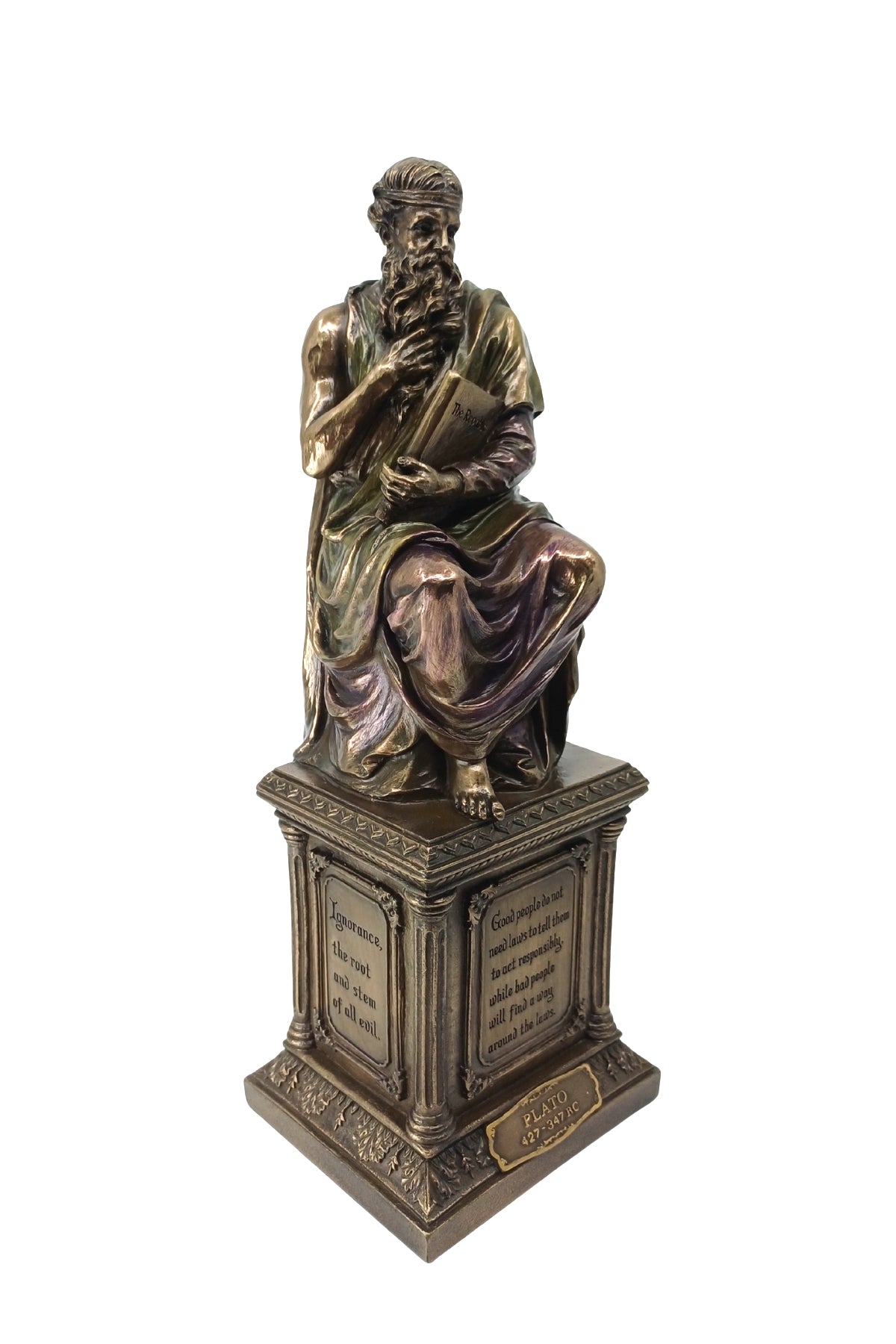 Veronese Platon Biblo Bronz Kaplama – WU75525V4