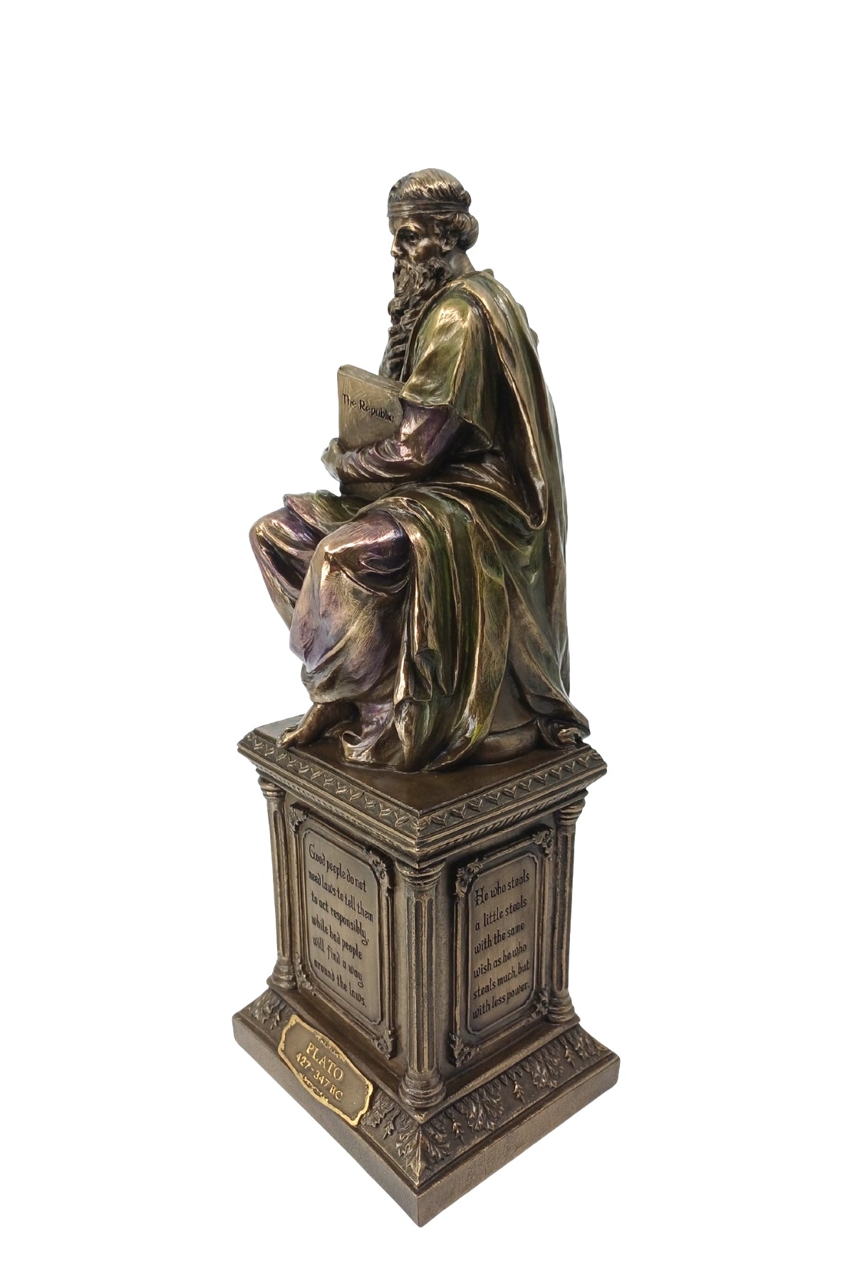 Veronese Platon Biblo Bronz Kaplama – WU75525V4