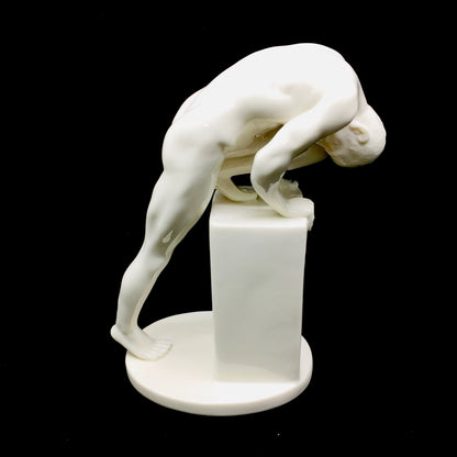 Kaslı Sportif Nü Erkek Porselen Biblo - Veronese Design