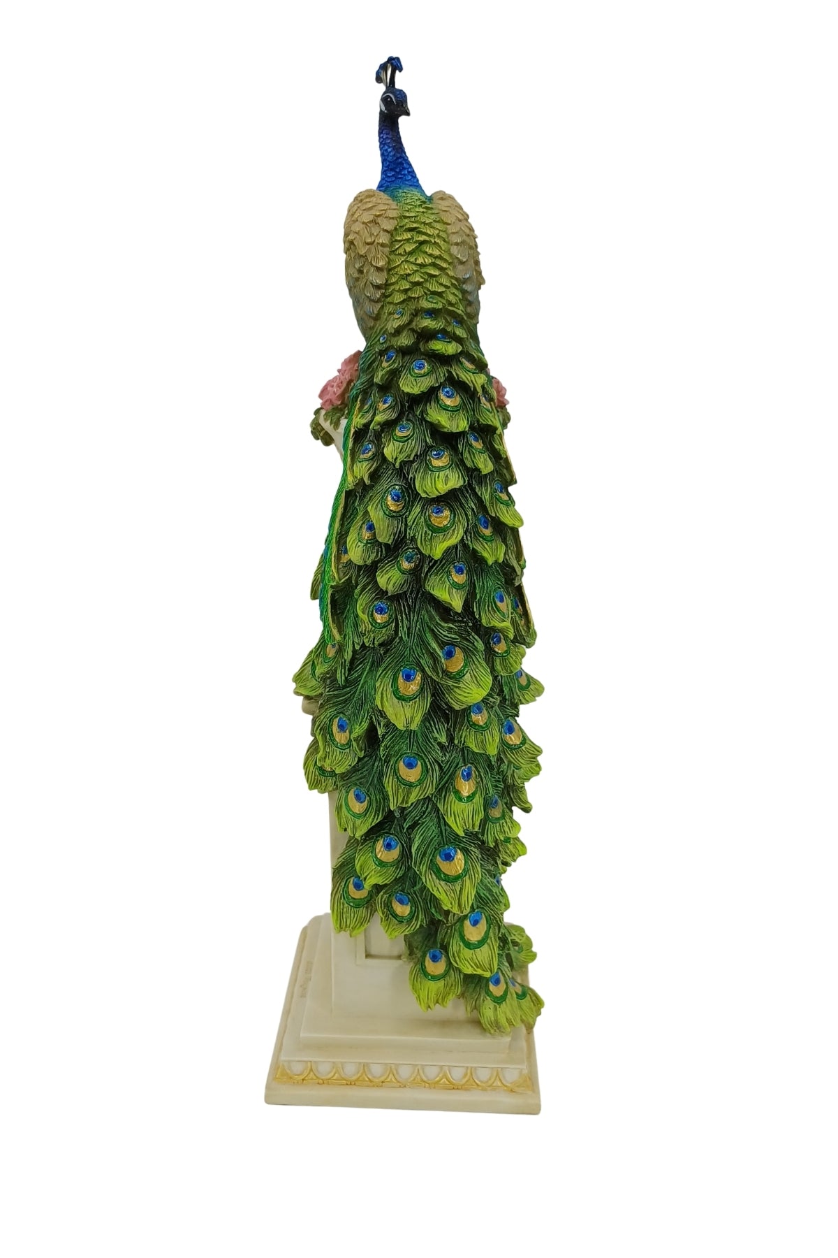 Veronese Tavuskuşu Biblo Antik Sütun Üstünde – WU78180AA