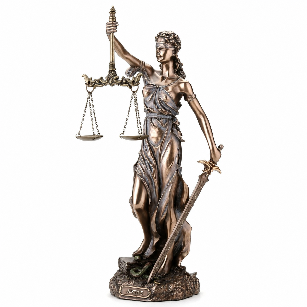 Veronese Themis Adalet Tanrıçası Bronz Kaplama Biblo | WU76457A4