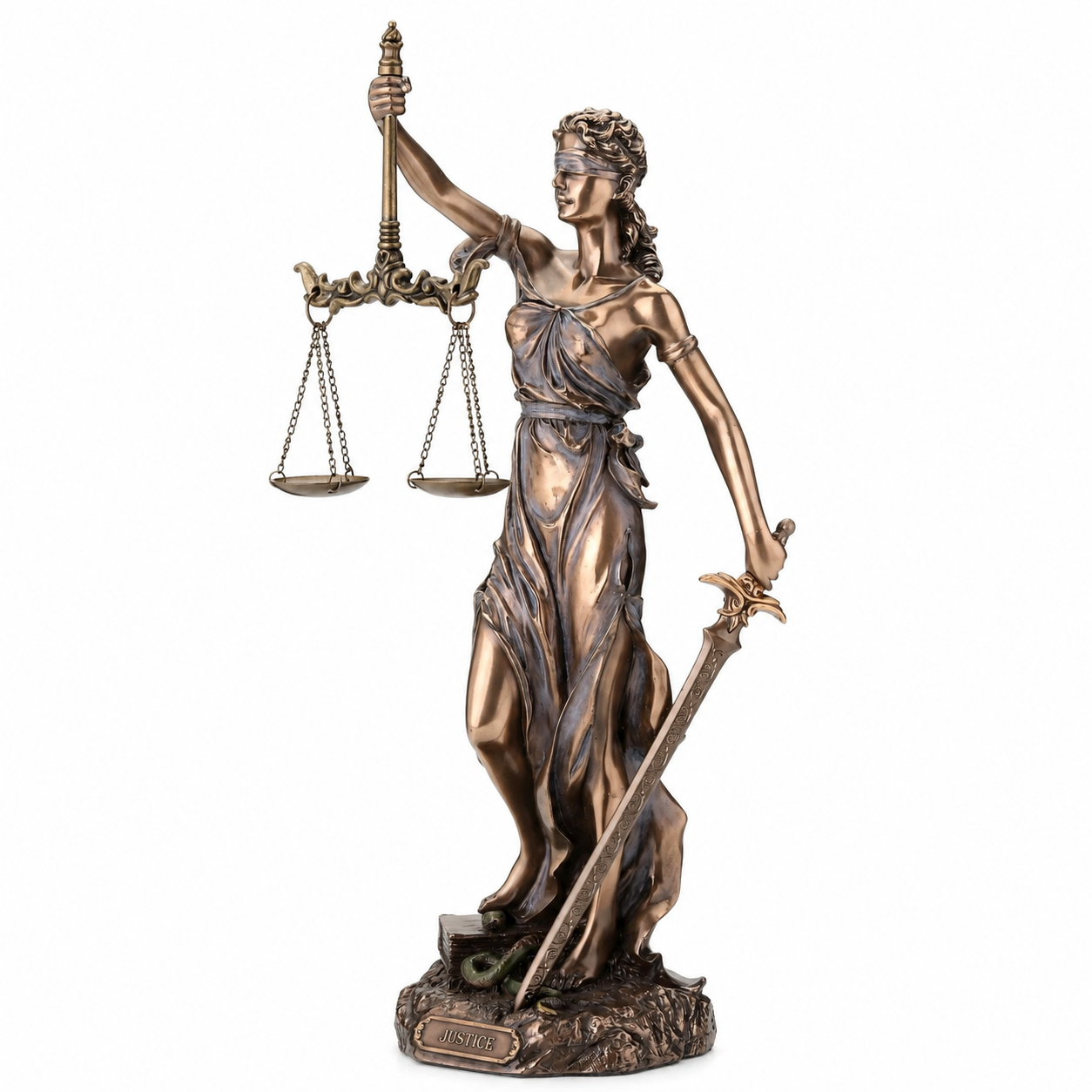 Veronese Themis Adalet Tanrıçası Bronz Kaplama Biblo | WU76457A4