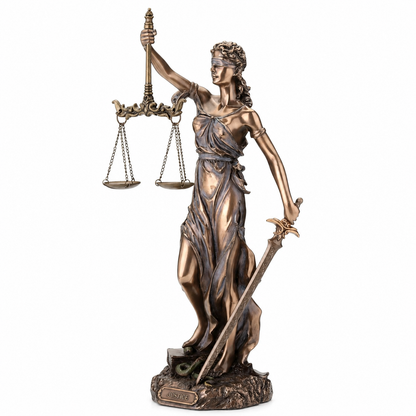 Veronese Themis Adalet Tanrıçası Bronz Kaplama Biblo | WU76457A4