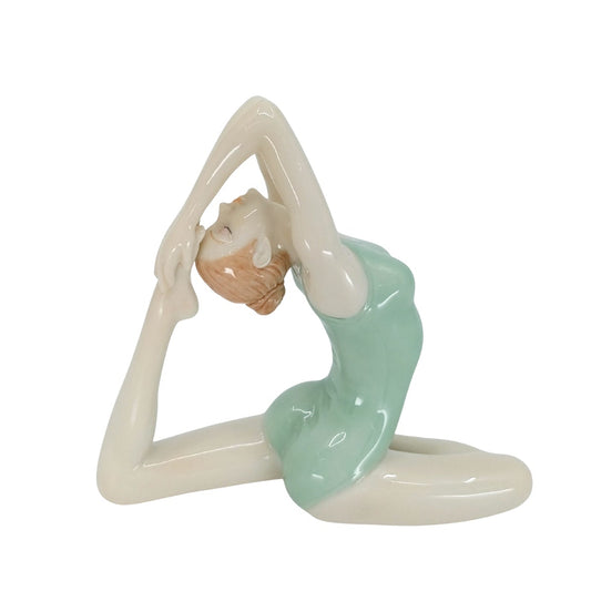 Veronese Yoga Yapan Kadın Mini Porselen Biblo – BP00575AA