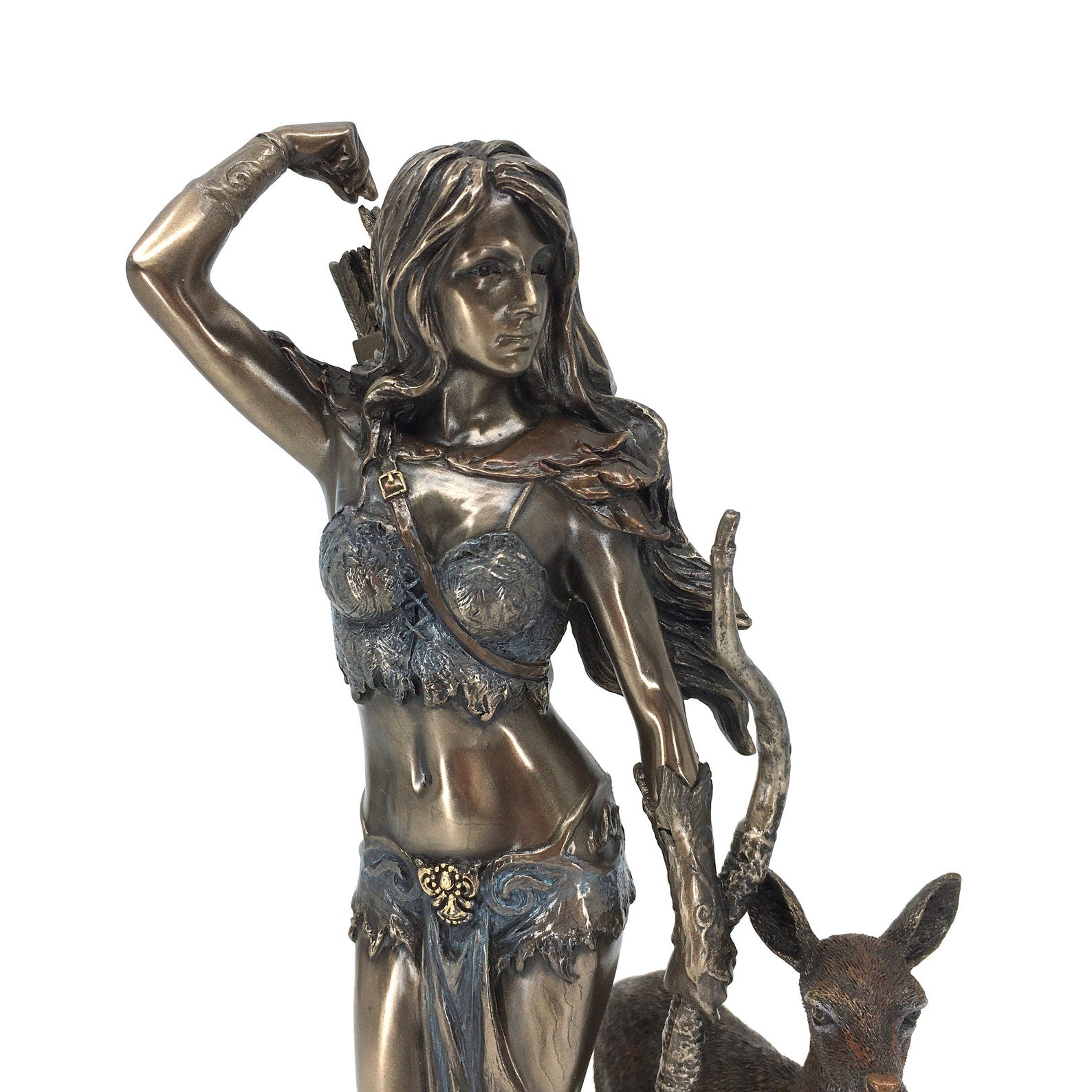 Ancient Greek Goddess Artemis Mythological Figurine 