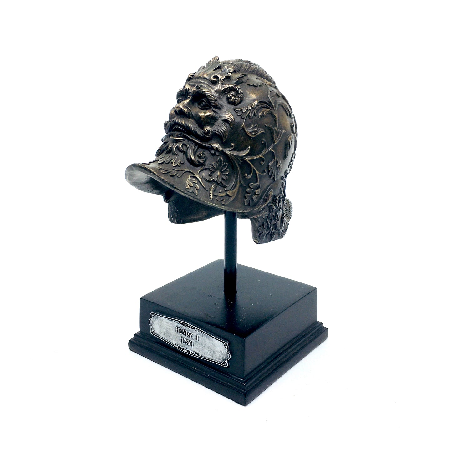 King of Britain II. Henry Helmet Figurine